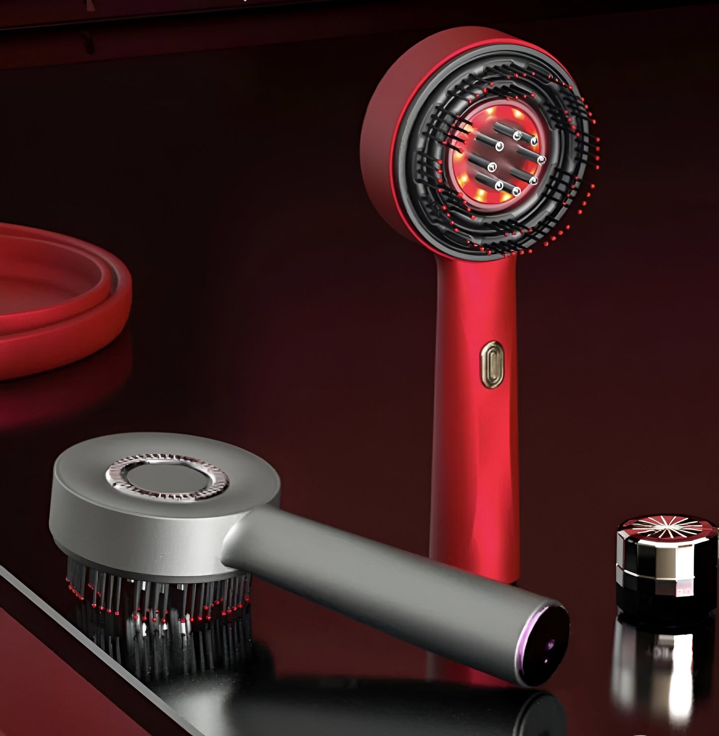 Red Light Massaging Brush