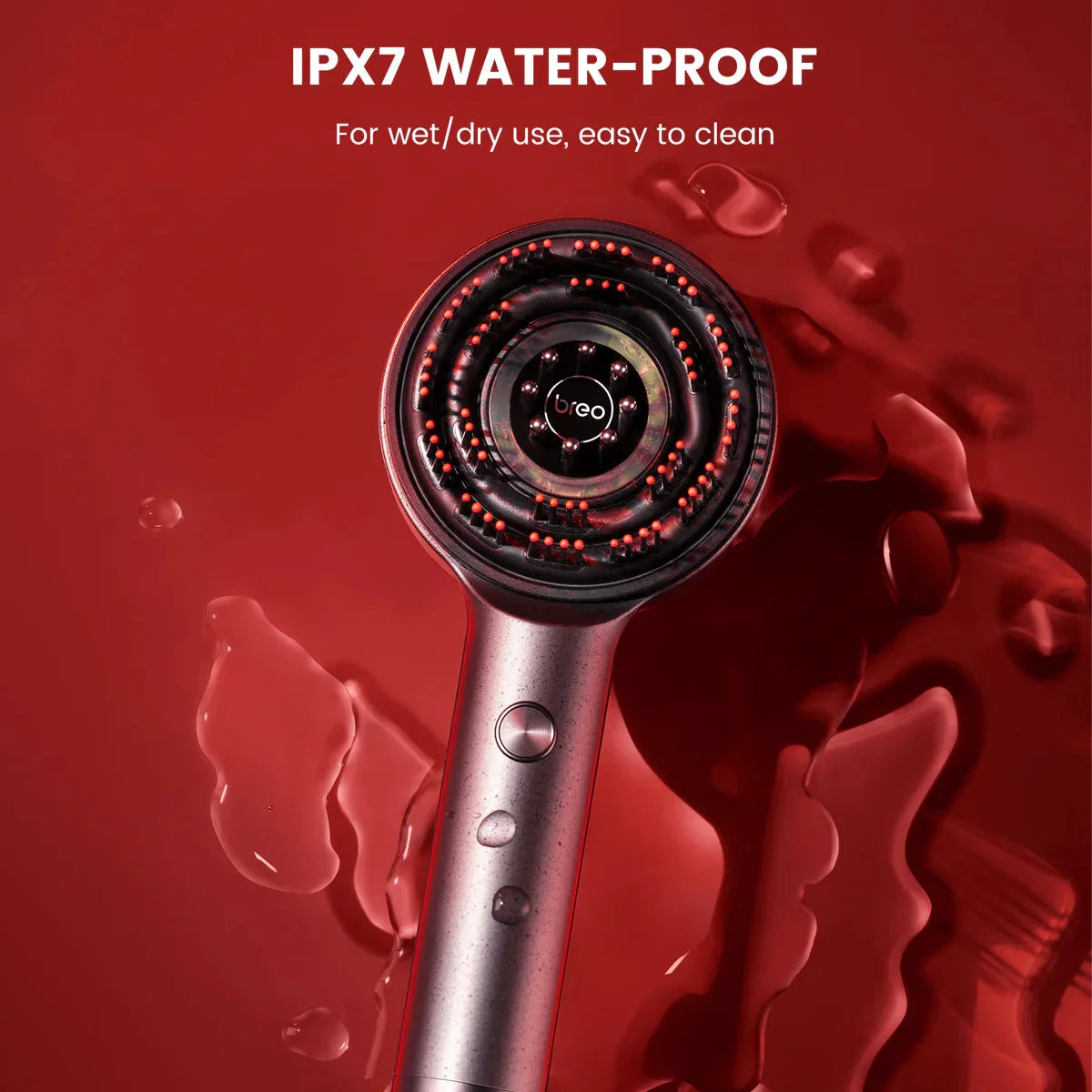 Red Light Massaging Brush